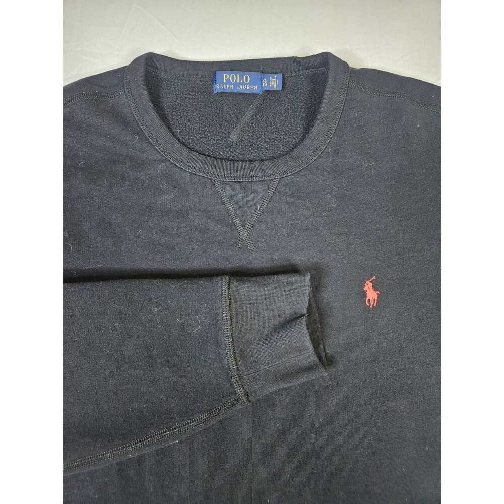 Polo Ralph Lauren Sweatshirt Men's Size XL Black Pullover Long Sleeve